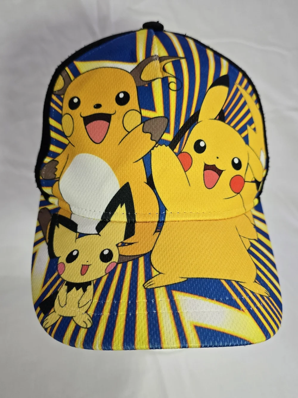 Pokemon Pikachu Pichu Raichu Youth Hat Snapback Cap Evolution OSFM